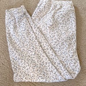 Abercrombie & Fitch animal print joggers